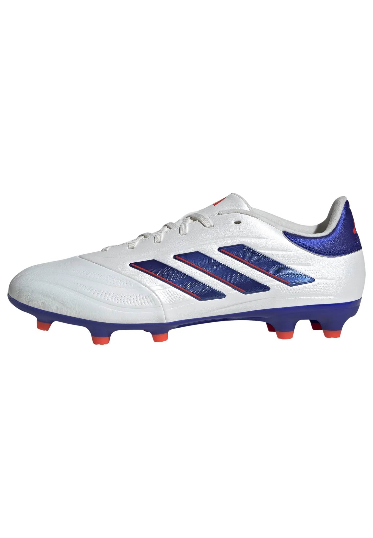 adidas Copa Pure 2 League FG Firm Ground Soccer Shoes  - FTWhite/ LucBlu/ Solar Red