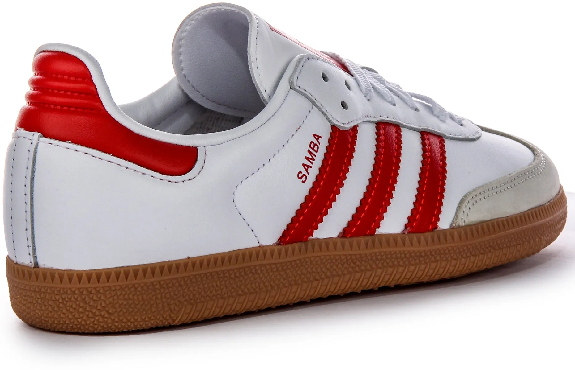 Adidas Samba OG In White Red For Women Shoes Adidas