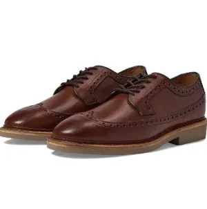 Allen Edmonds William Wingtip Derby Men's 7.5 Dark Chili Leather Shoes FZP083