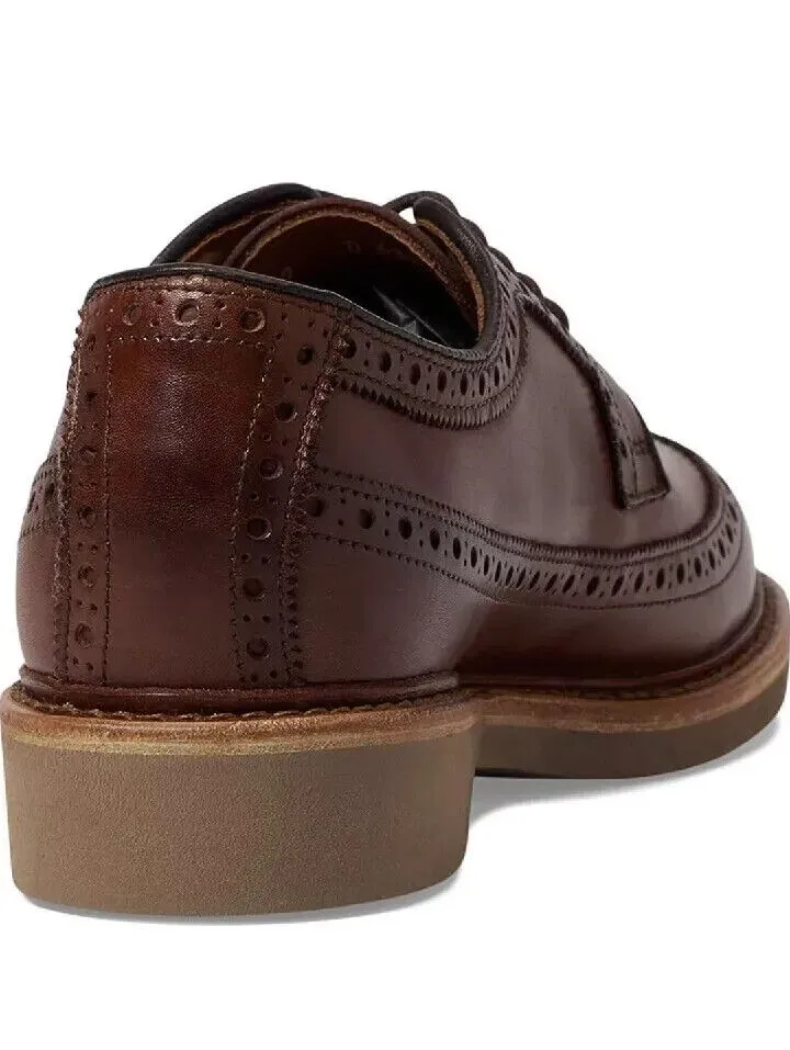 Allen Edmonds William Wingtip Derby Men's 7.5 Dark Chili Leather Shoes FZP083