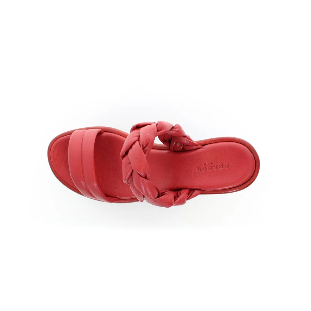 AMELIA CERISE HEELED SANDAL