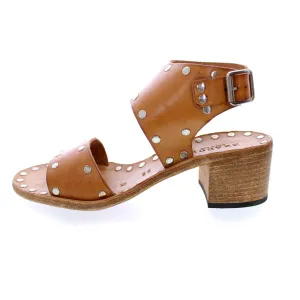 AYER TAN HEELED SANDAL