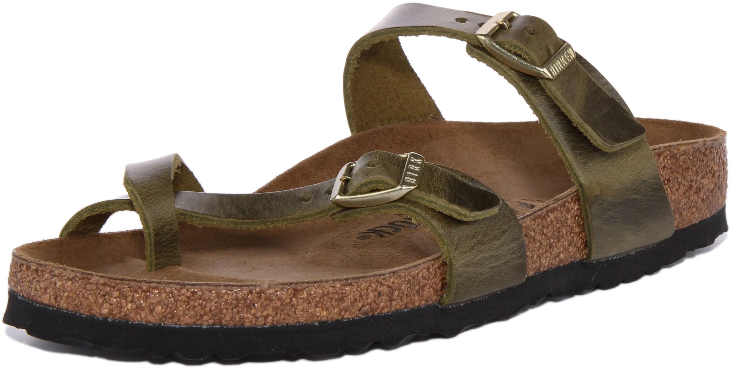 Birkenstock Mayari In Olive For Women | Narrow Fit Shoes Birkenstock