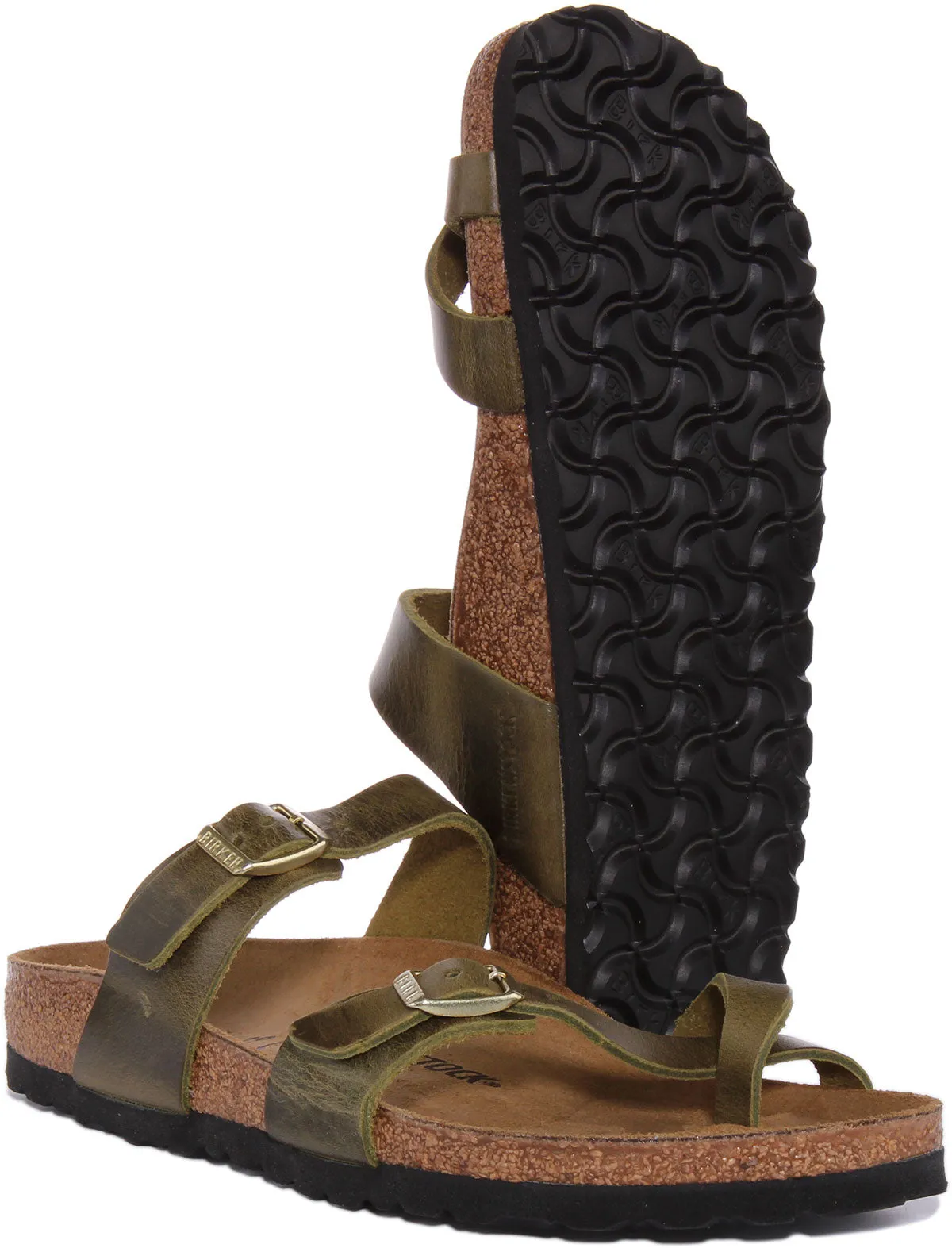 Birkenstock Mayari In Olive For Women | Narrow Fit Shoes Birkenstock