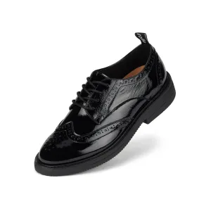 Brogue Rise Black Patent