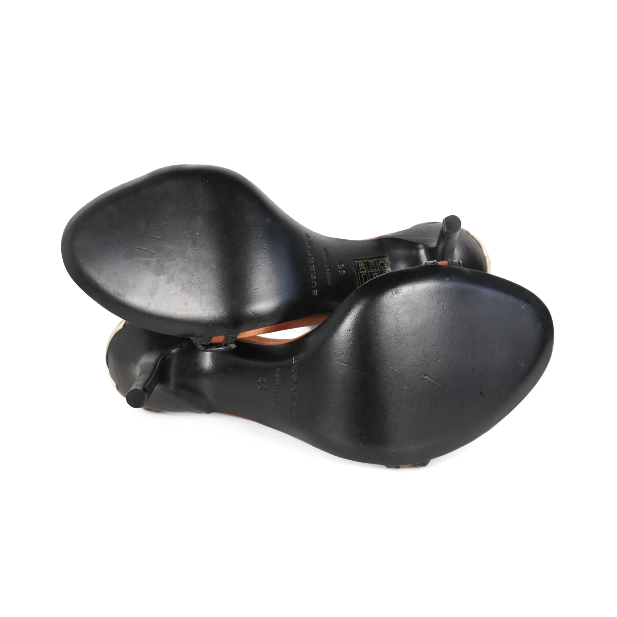 Burberry Satin Heels - Women's 36