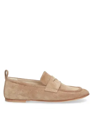 Camel Suede/Leather Loafer E4147