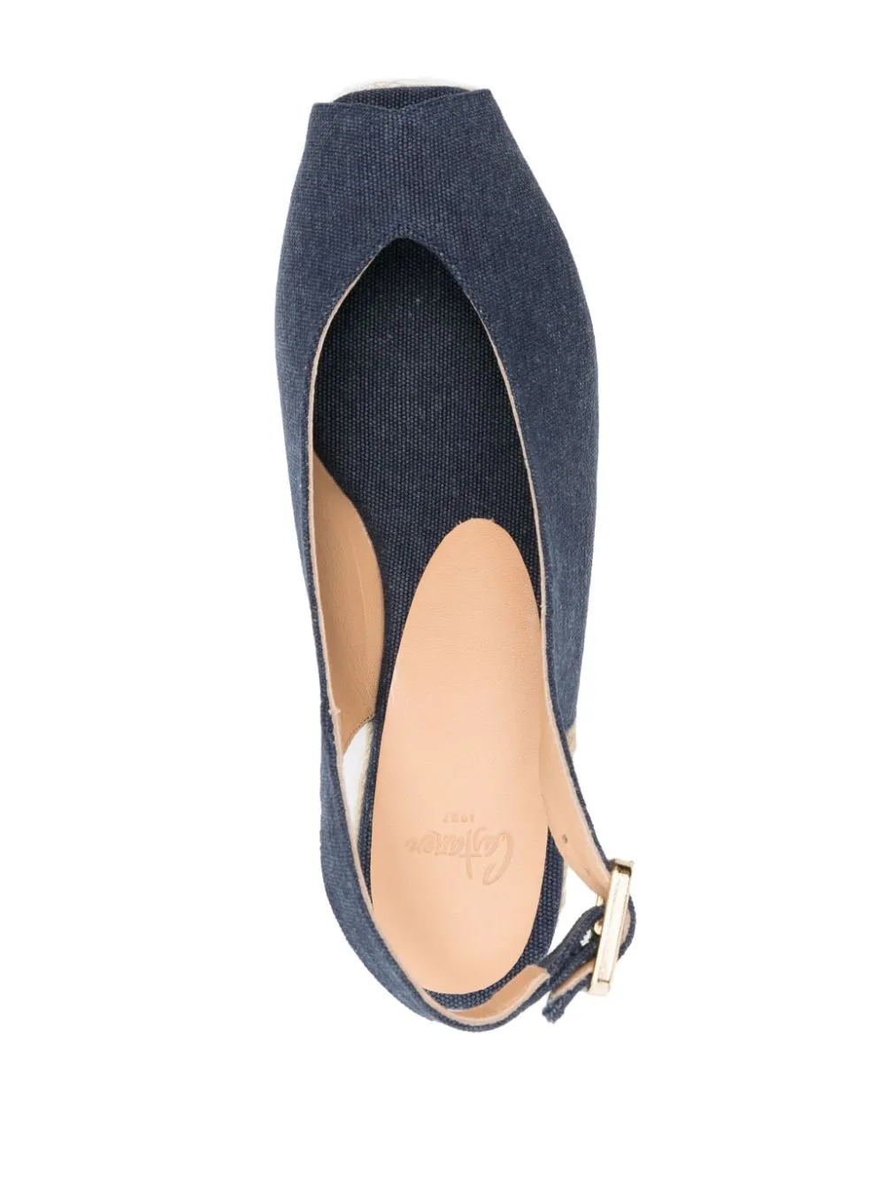 Castaner Women's Flat Shoes Clear blue