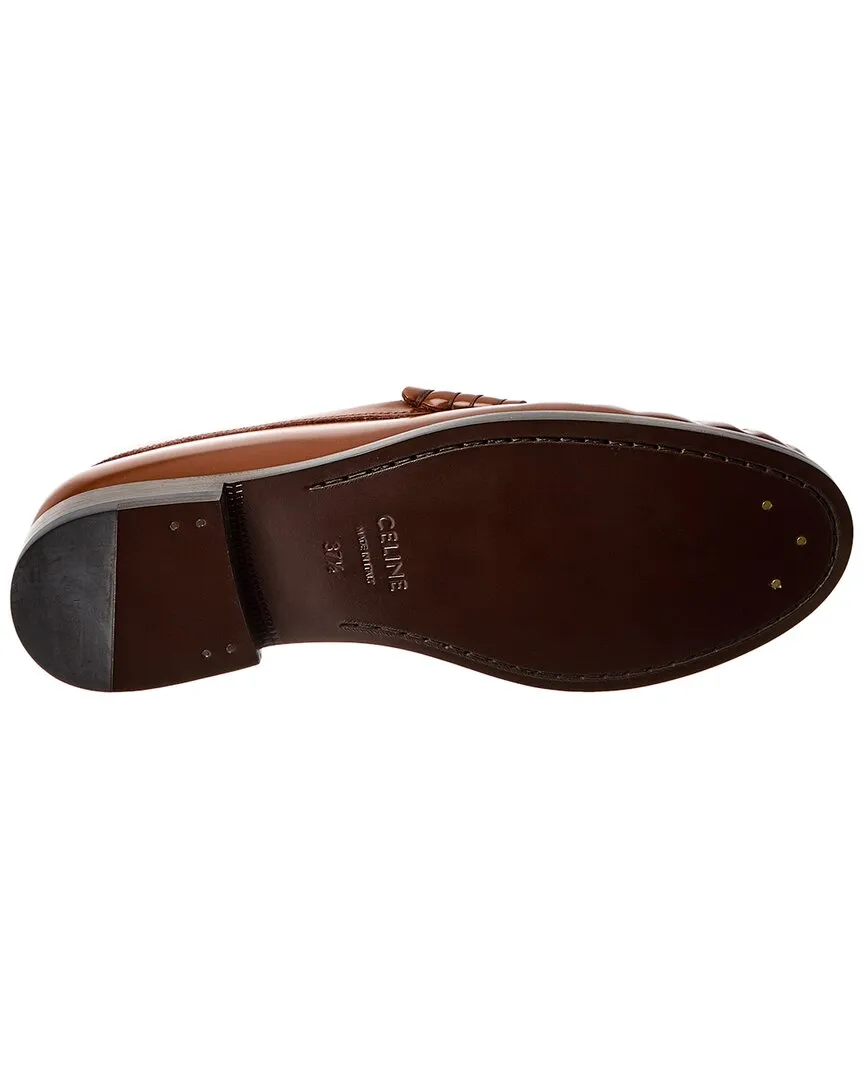 CELINE Luco Triomphe Leather Loafer