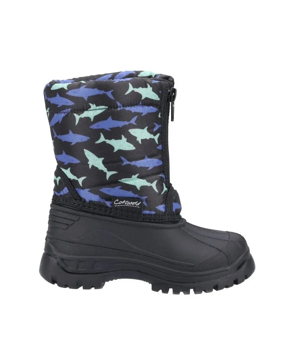 Cotswold Childrens Iceberg Zip Winter Boots Cotswold Shoes