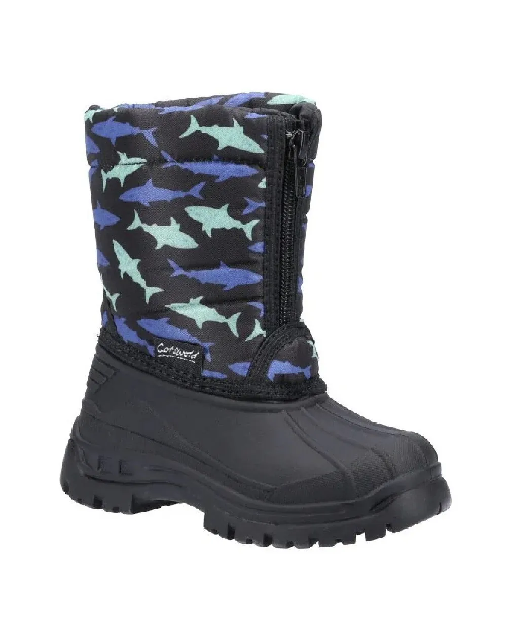 Cotswold Childrens Iceberg Zip Winter Boots Cotswold Shoes