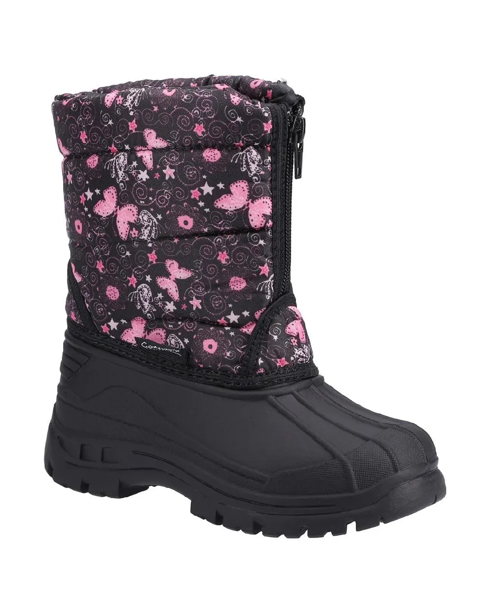 Cotswold Childrens Iceberg Zip Winter Boots Cotswold Shoes