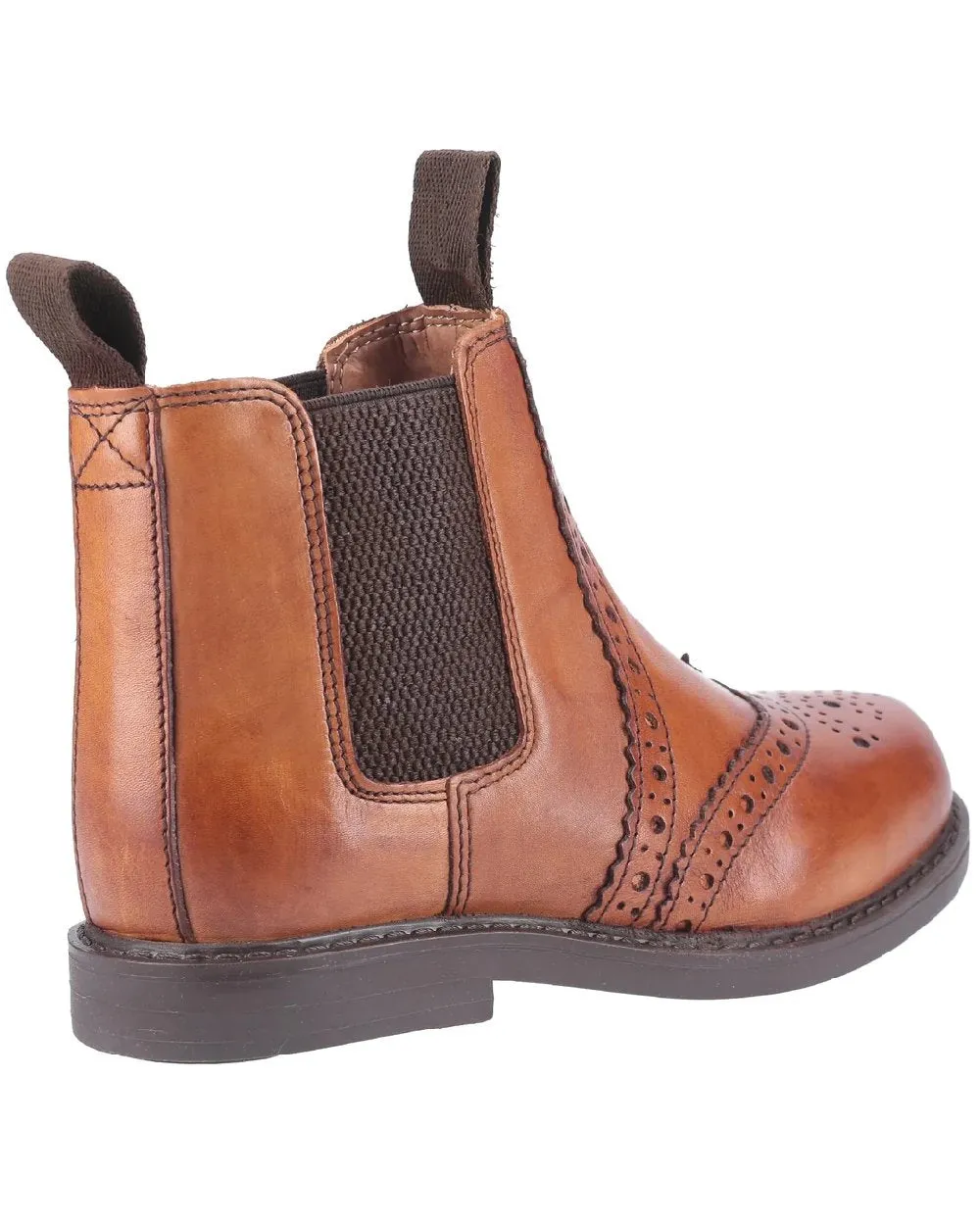 Cotswold Childrens Nympsfield Brogue Pull On Chelsea Boots Cotswold Shoes