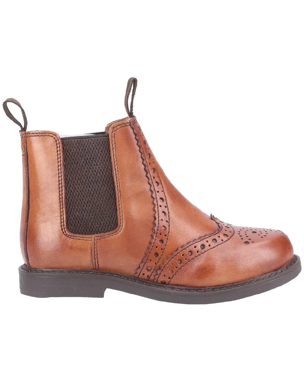 Cotswold Childrens Nympsfield Brogue Pull On Chelsea Boots Cotswold Shoes
