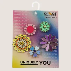 Crocs Floral Spin 5 Pack Jibbitz Charms Shoes_Crocs