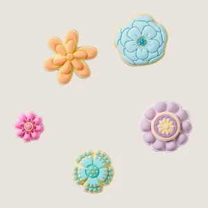 Crocs Fresh As A Daisy 5 Pack Jibbitz Charms Shoes_Crocs