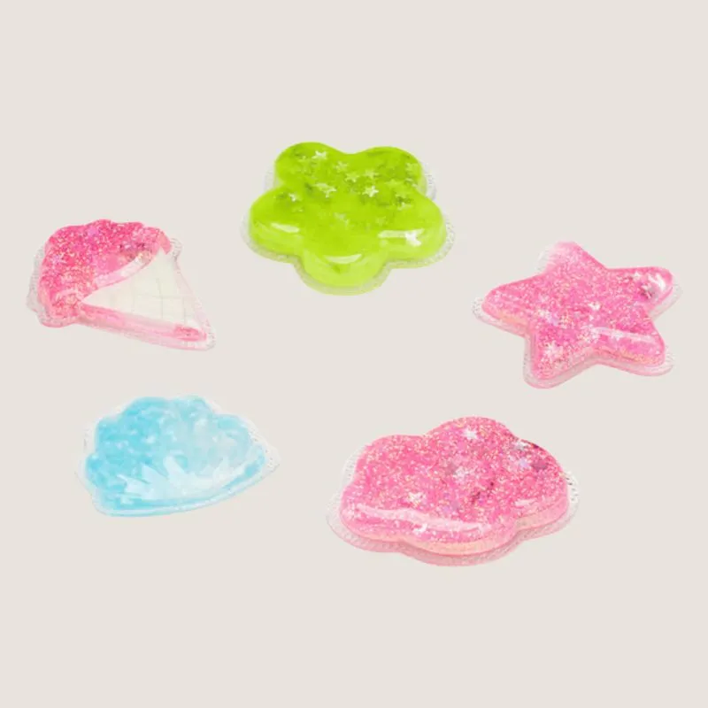 Crocs Squish Glitter Icons 5 Pack Jibbitz Charms Shoes_Crocs
