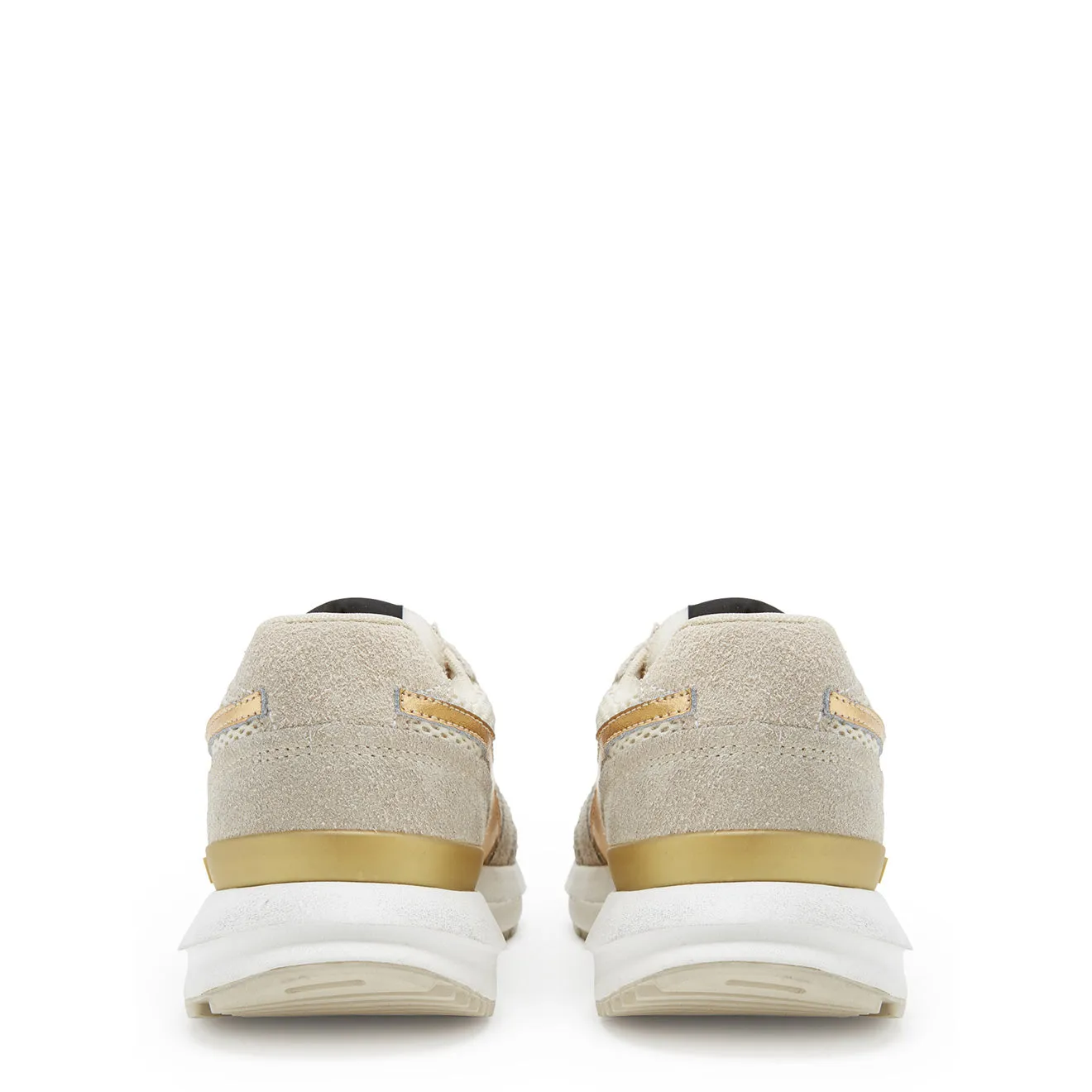Diadora Women Kmaro 42 Metal Wax Trainers Seedpearl / Oyster Gray