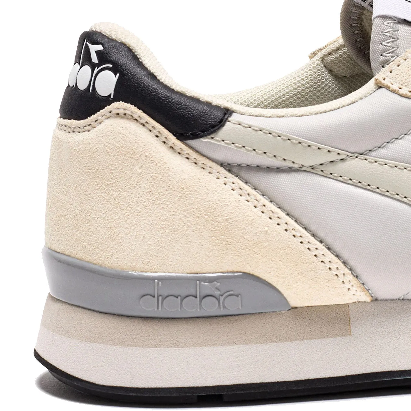 Diadora Women's Camaro Trainers Crystal Grey / Ivory