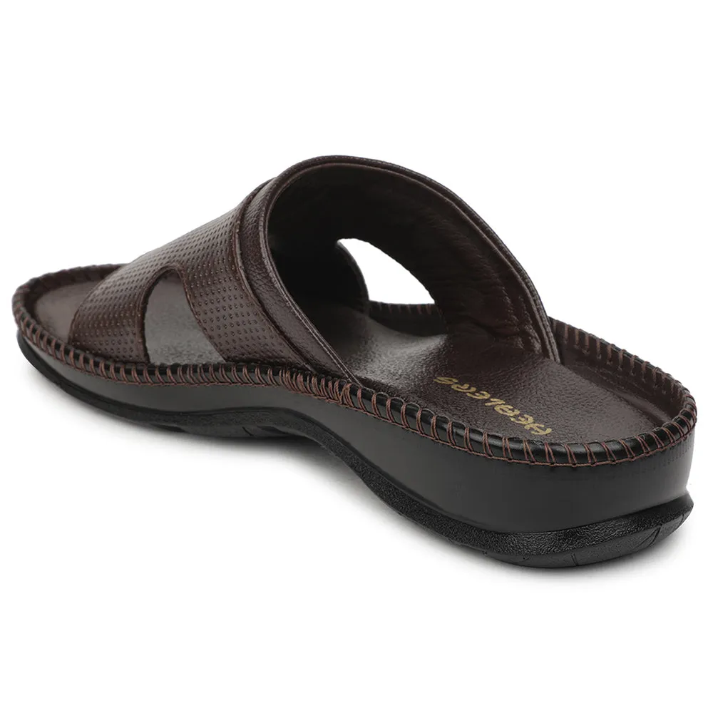 Healers Brown Casual Slipper For Men CSS-24 By Liberty