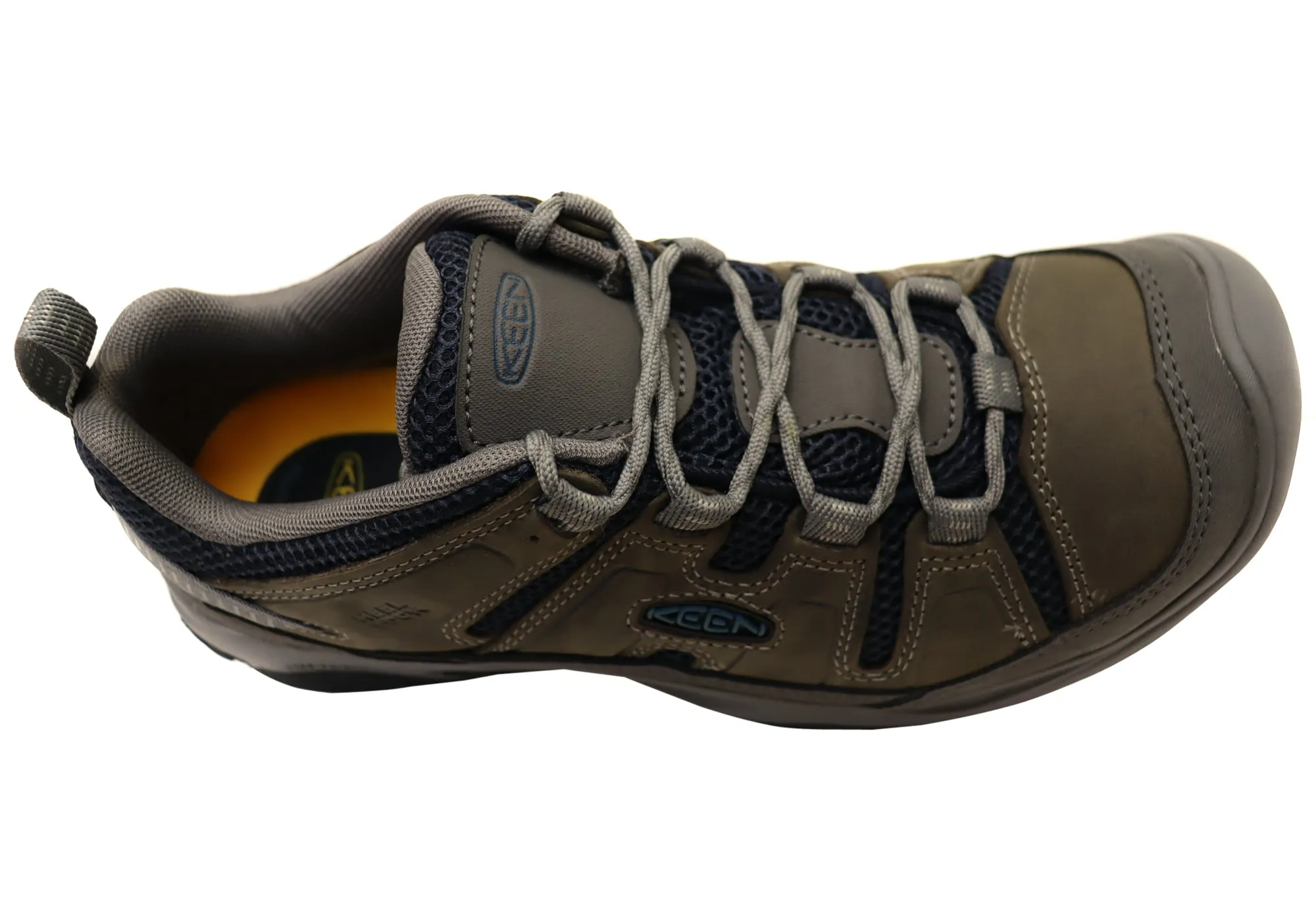Keen Circadia Vent Mens Leather Wide Fit Hiking Shoes Keen Shoes