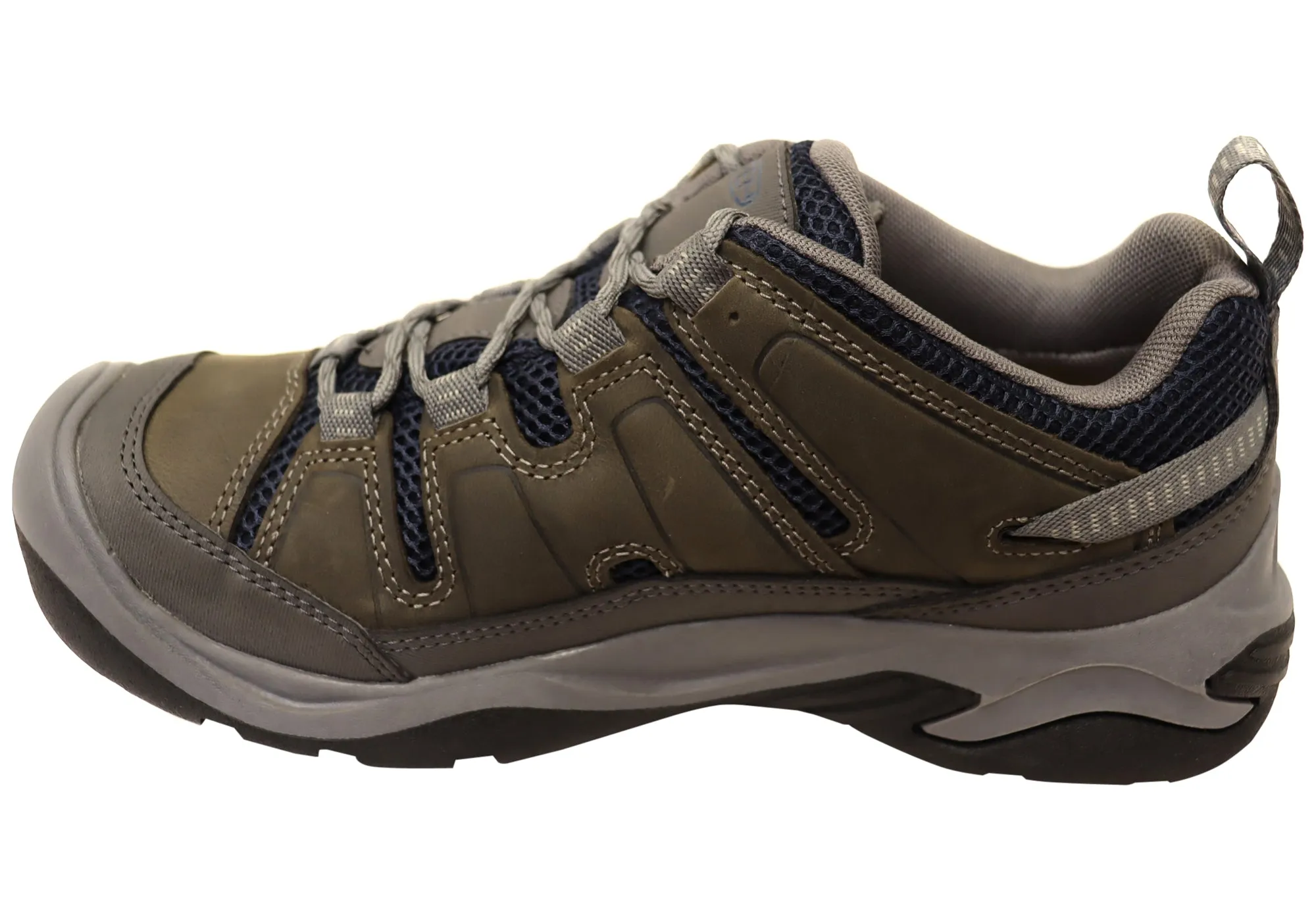 Keen Circadia Vent Mens Leather Wide Fit Hiking Shoes Keen Shoes