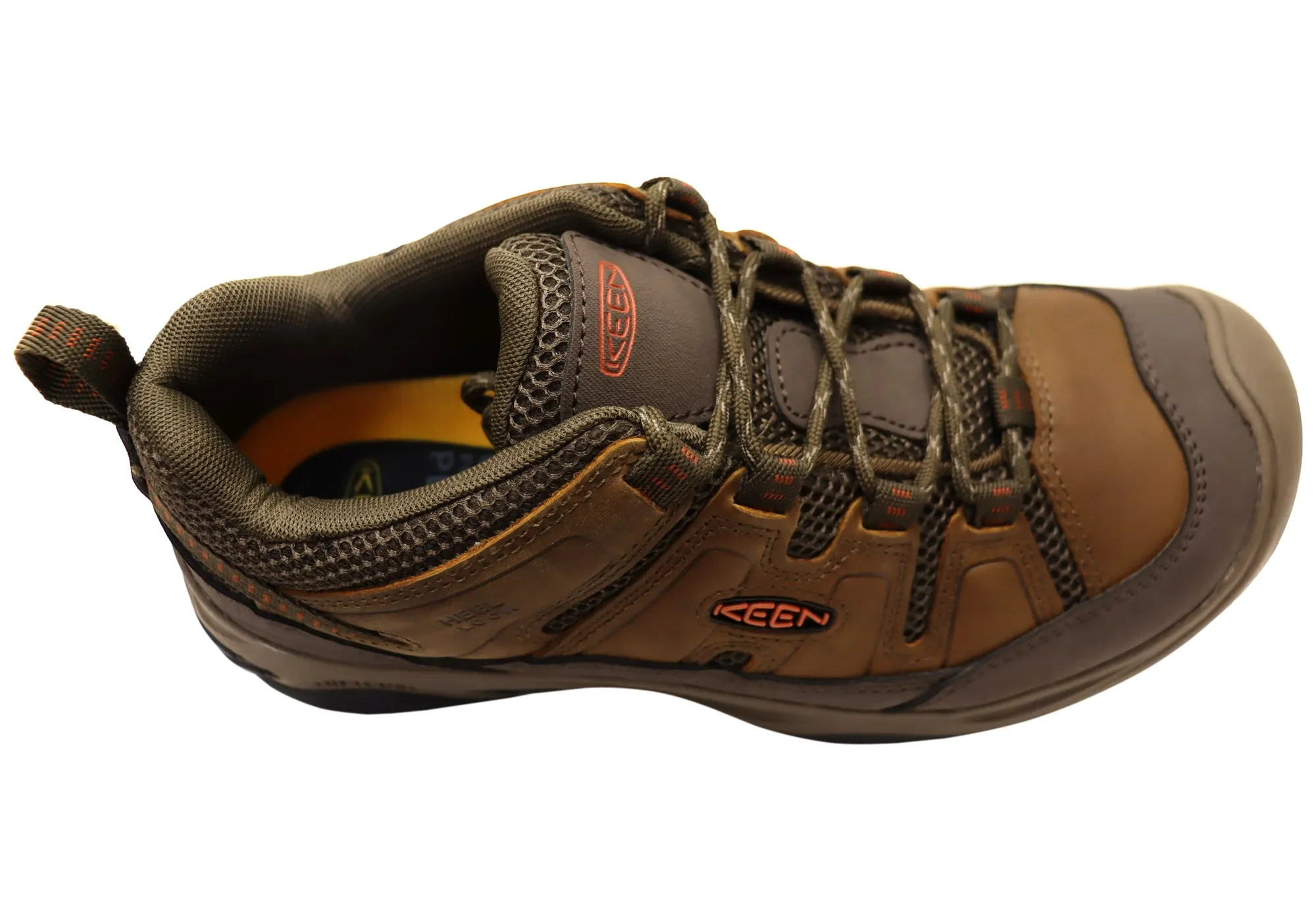 Keen Circadia Vent Mens Leather Wide Fit Hiking Shoes Keen Shoes