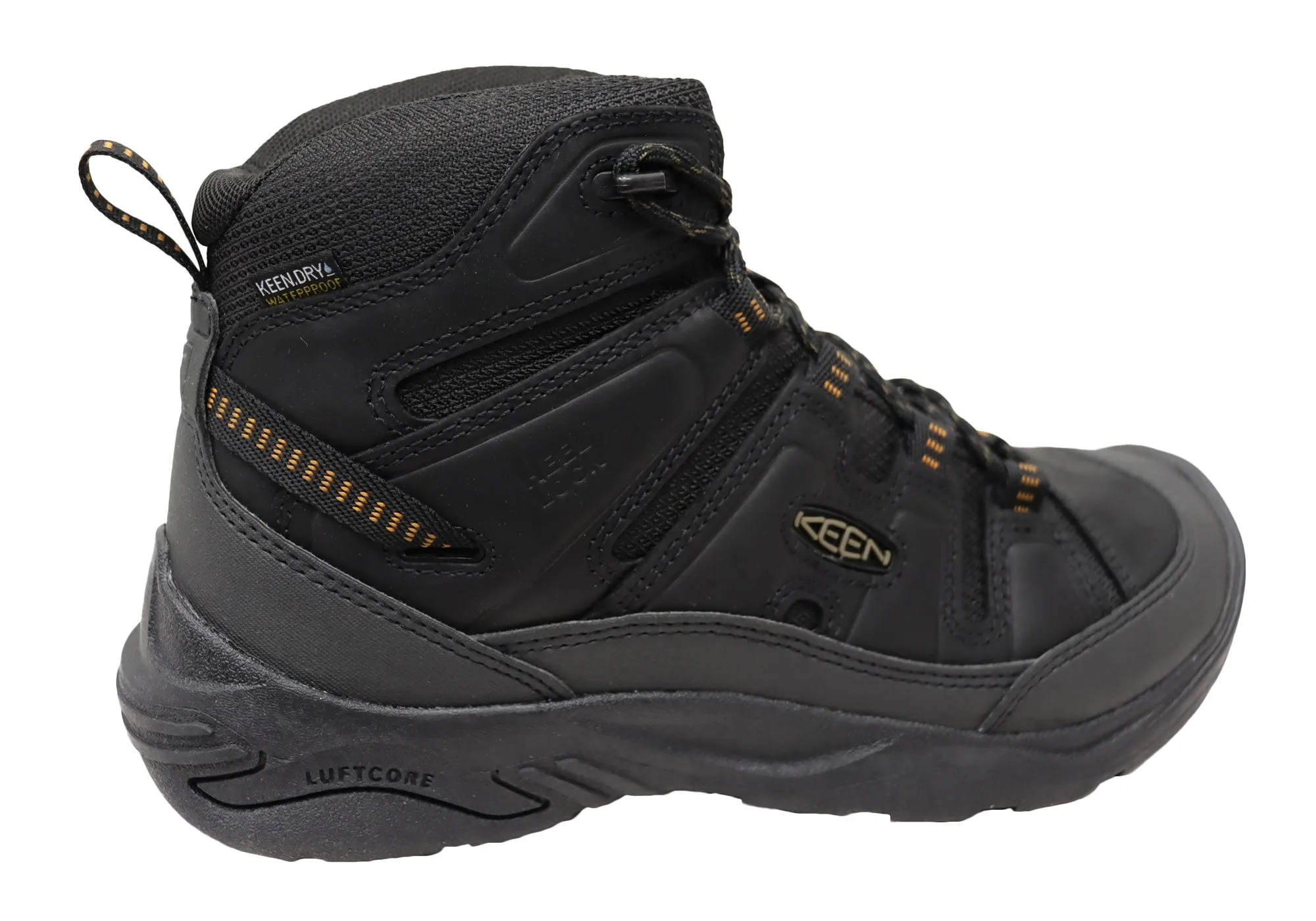 Keen Mens Comfortable Circadia Mid Waterproof Hiking Boots Keen Shoes