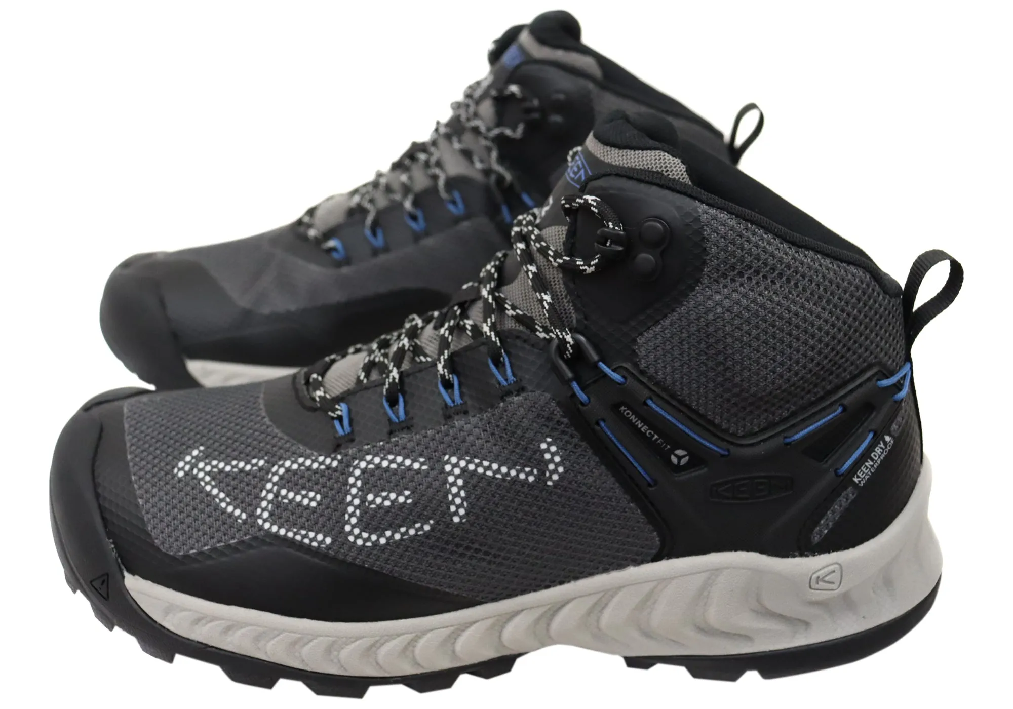Keen Mens Comfortable Lace Up NXIS EVO Mid Waterproof Boots Keen Shoes
