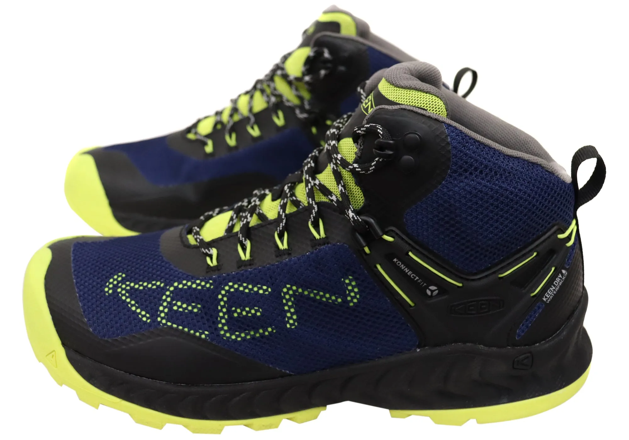 Keen Mens Comfortable Lace Up NXIS EVO Mid Waterproof Boots Keen Shoes