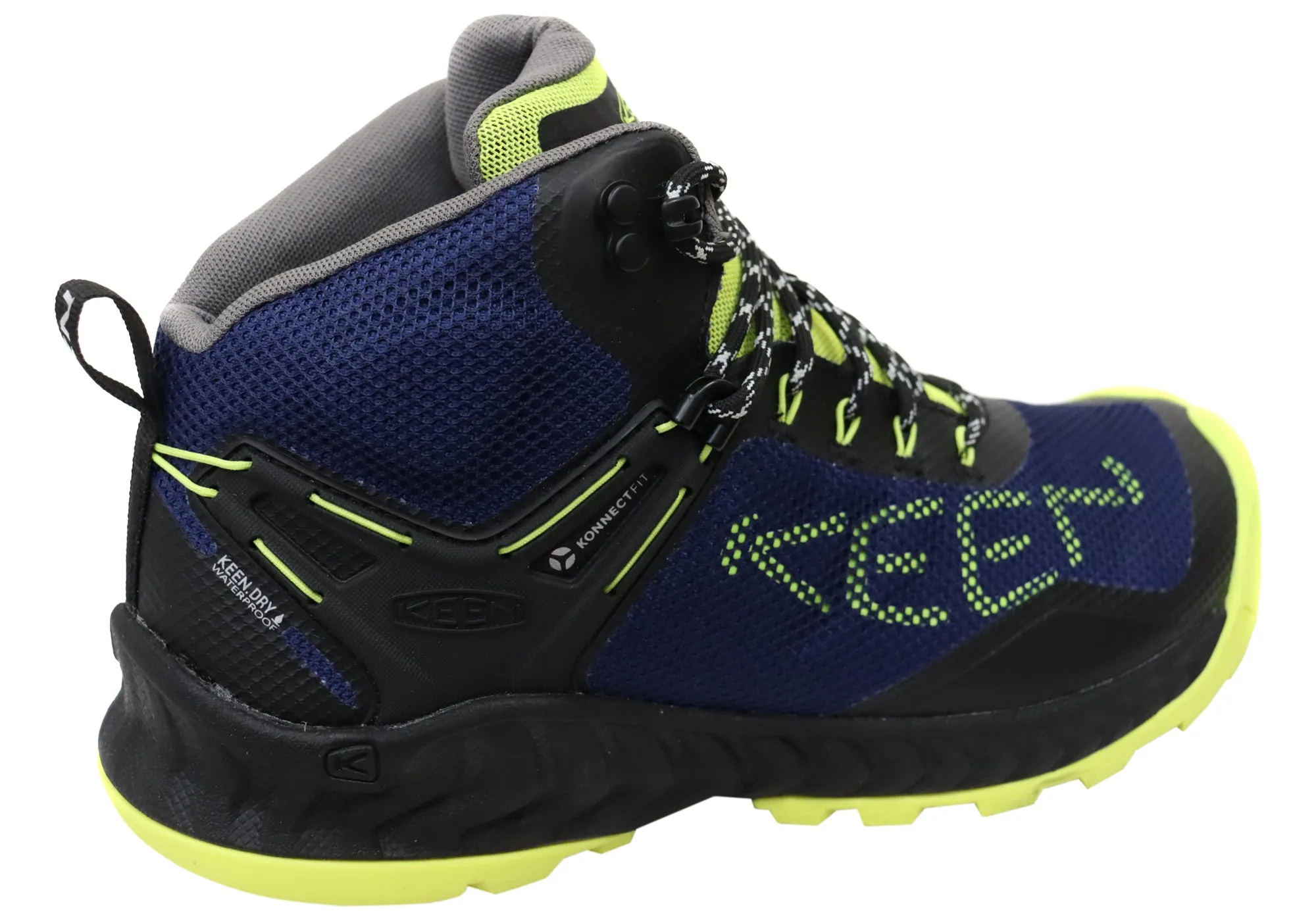 Keen Mens Comfortable Lace Up NXIS EVO Mid Waterproof Boots Keen Shoes
