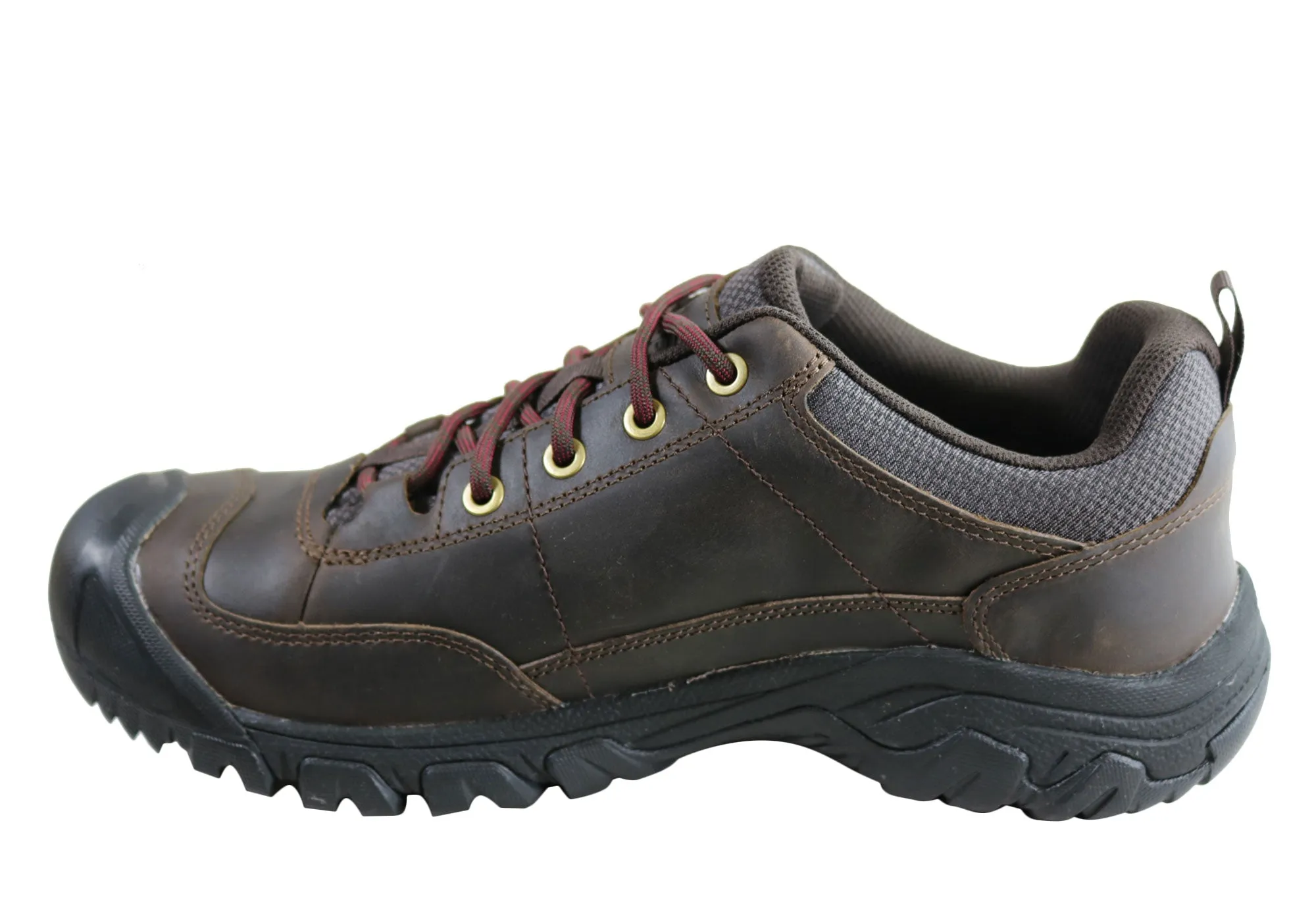 Keen Mens Targhee III Oxford Leather Comfortable Lace Up Shoes Keen Shoes