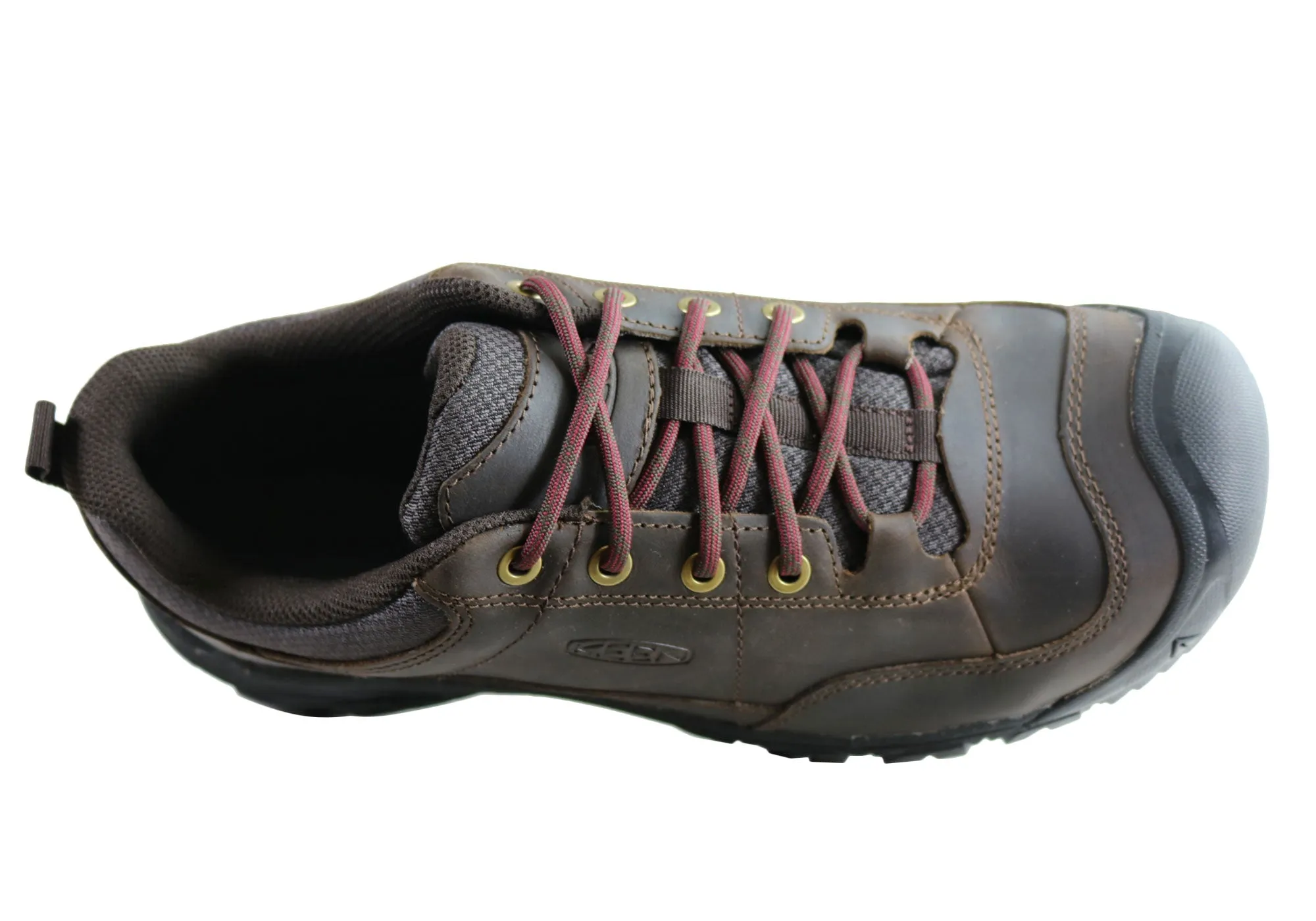 Keen Mens Targhee III Oxford Leather Comfortable Lace Up Shoes Keen Shoes