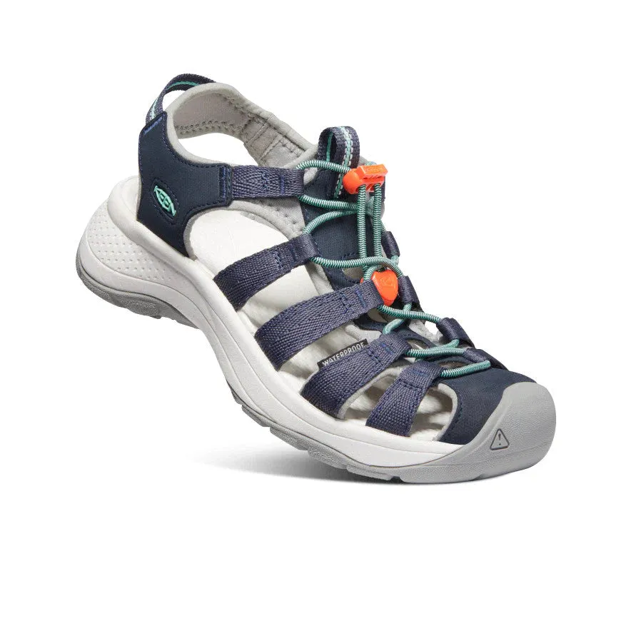 Keen Shoes Astoria West Sandal Navy/Beveled Glass