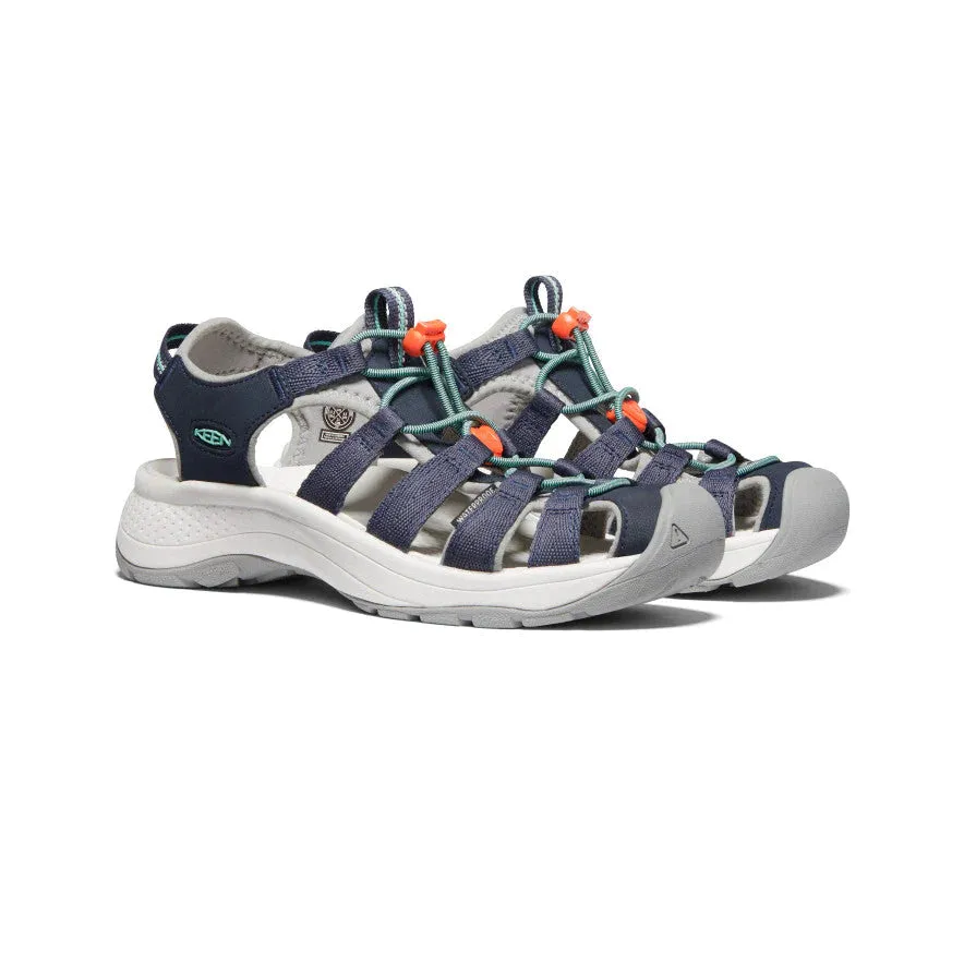 Keen Shoes Astoria West Sandal Navy/Beveled Glass
