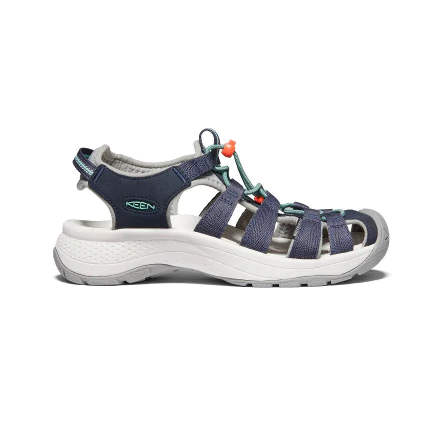 Keen Shoes Astoria West Sandal Navy/Beveled Glass