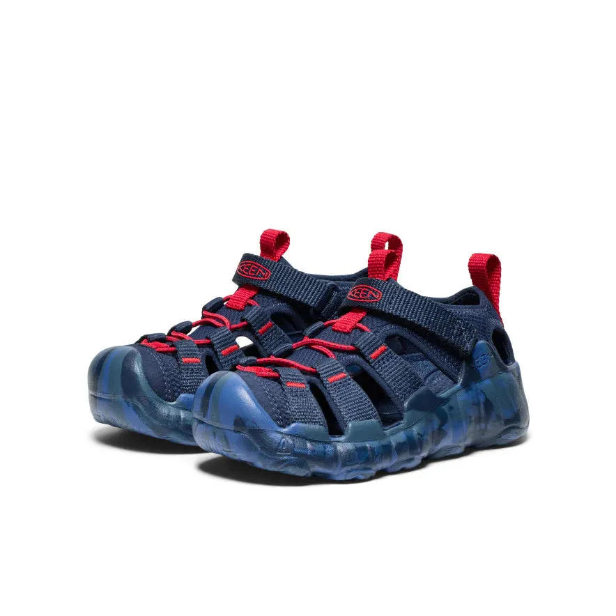 Keen Shoes Little Kids' Hyperport H2 Sandal Naval Academy/Red Carpet