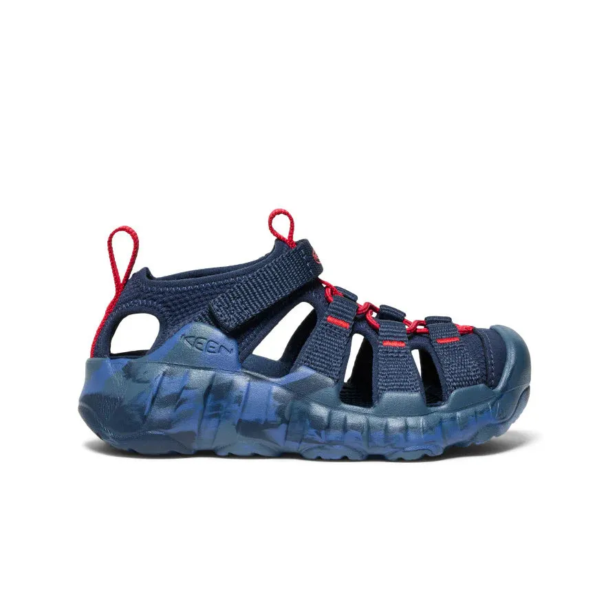 Keen Shoes Little Kids' Hyperport H2 Sandal Naval Academy/Red Carpet