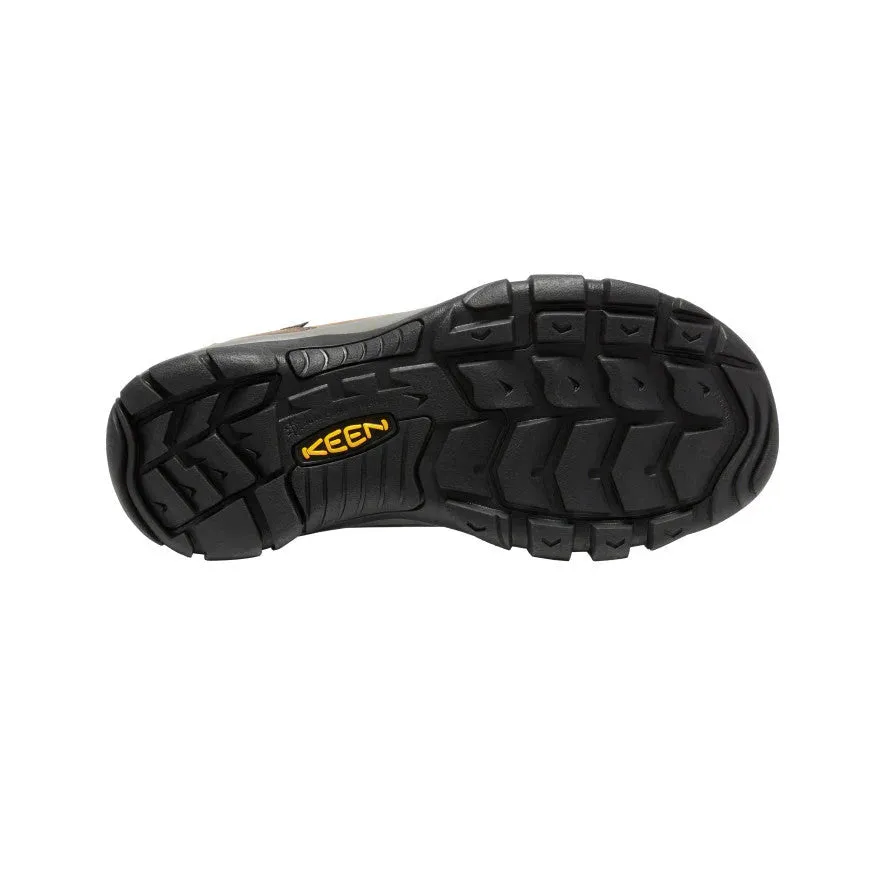 Keen Shoes Men's Brixen Low WP Slate Black/Madder Brown