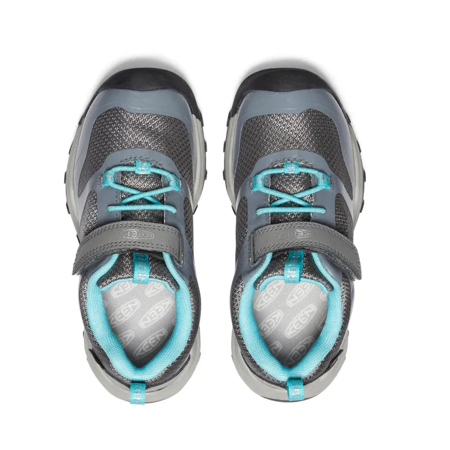 Keen Shoes Wanduro Little Kids WP Steel Grey/Ipanema (Size 10c-13c)