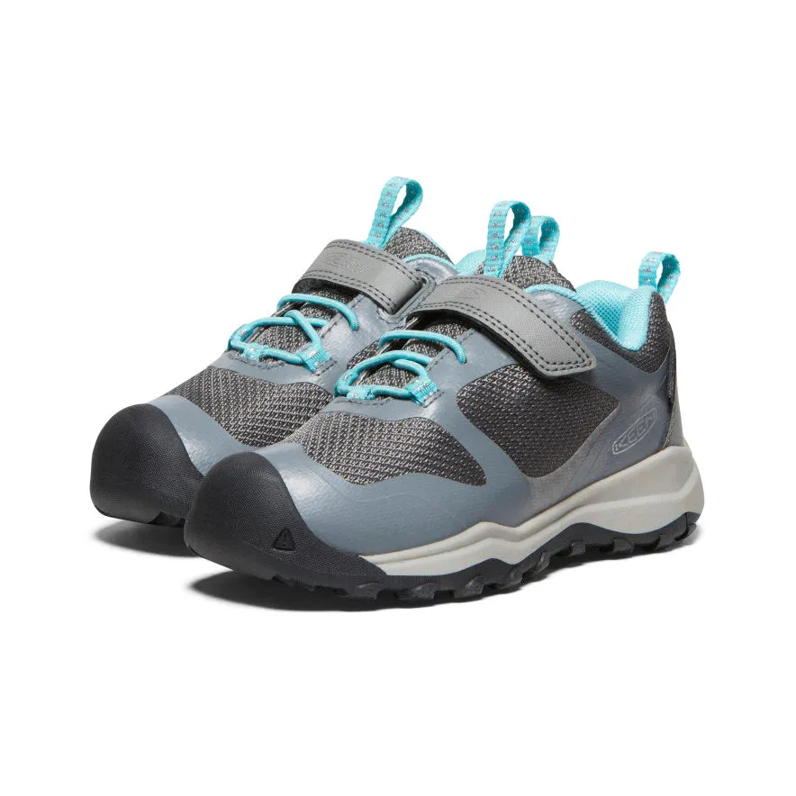 Keen Shoes Wanduro Little Kids WP Steel Grey/Ipanema (Size 10c-13c)