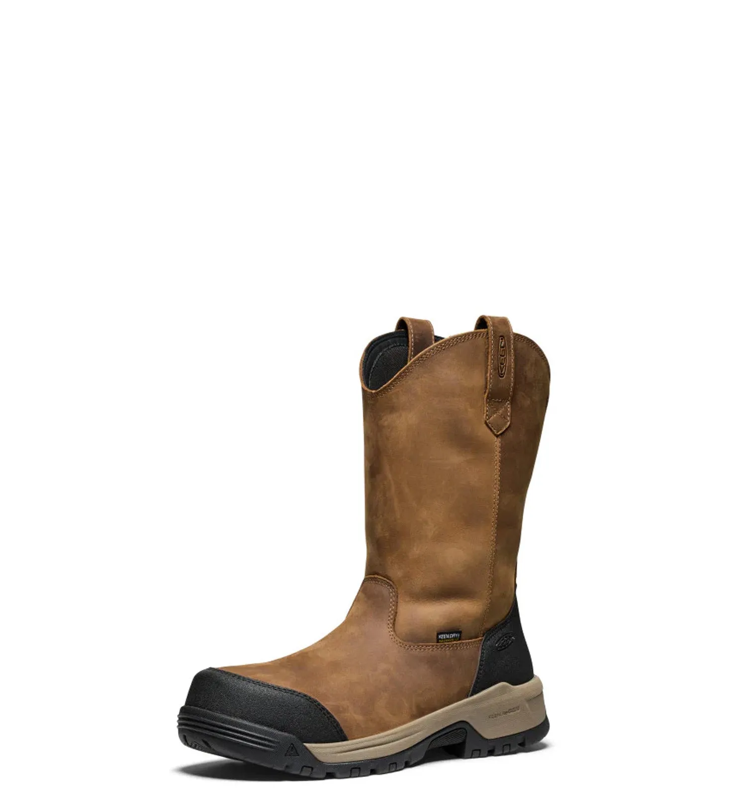KEEN Utility Men's Evanston Waterproof EH 11" Comp Toe Wellington Boot KEEN Utility Shoes