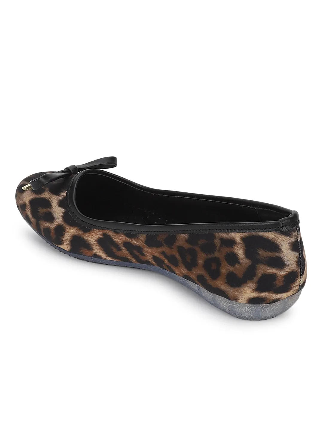 Leopard PU Stylish Slip-On Flat Ballerina (TC-1213-LEO)