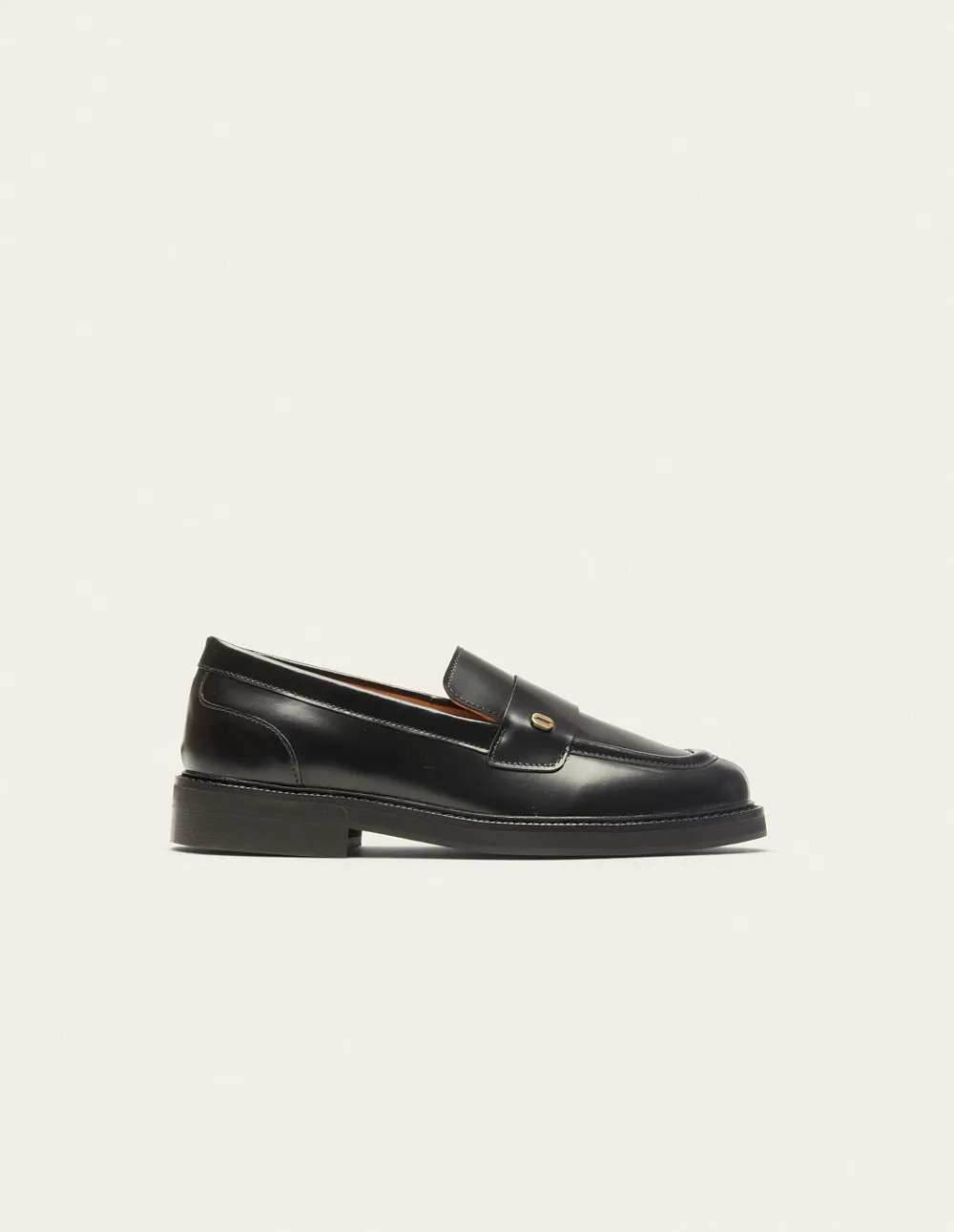 Loafers Marjorie - Black box leather