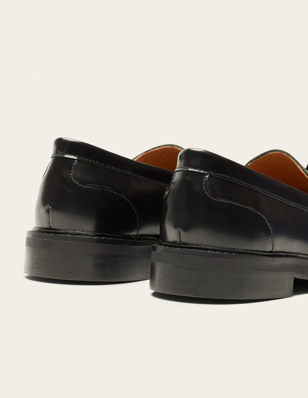 Loafers Marjorie - Black box leather