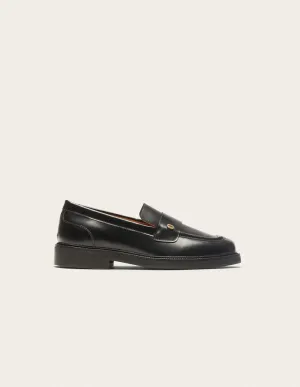 Loafers Marjorie - Black box leather