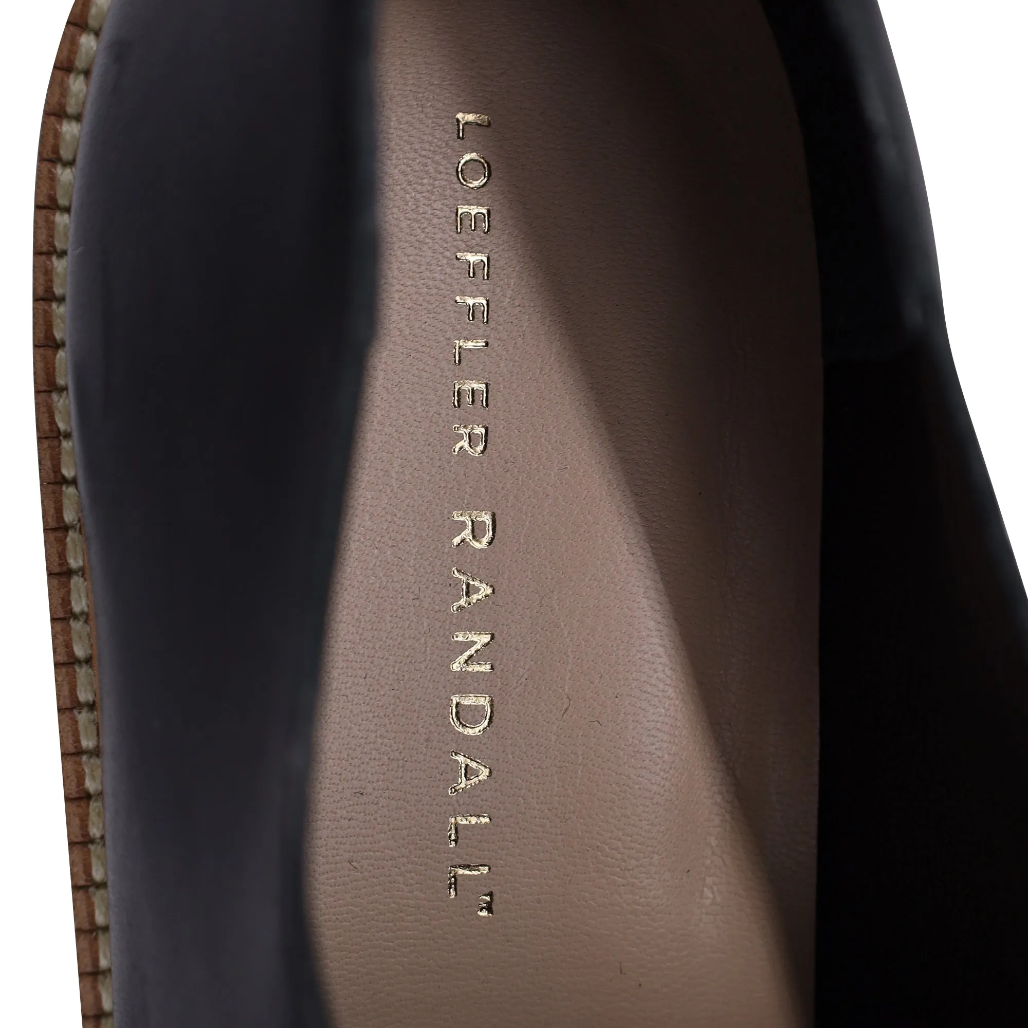 Loeffler Randall Callie Demi-Wedge Oxfords in Black Leather