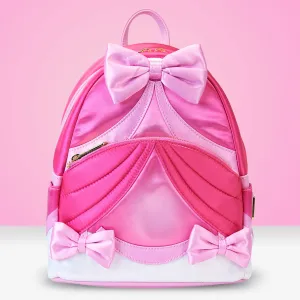 Loungefly x Disney Cinderella 75th Anniversary Pink Bow Mini Backpack