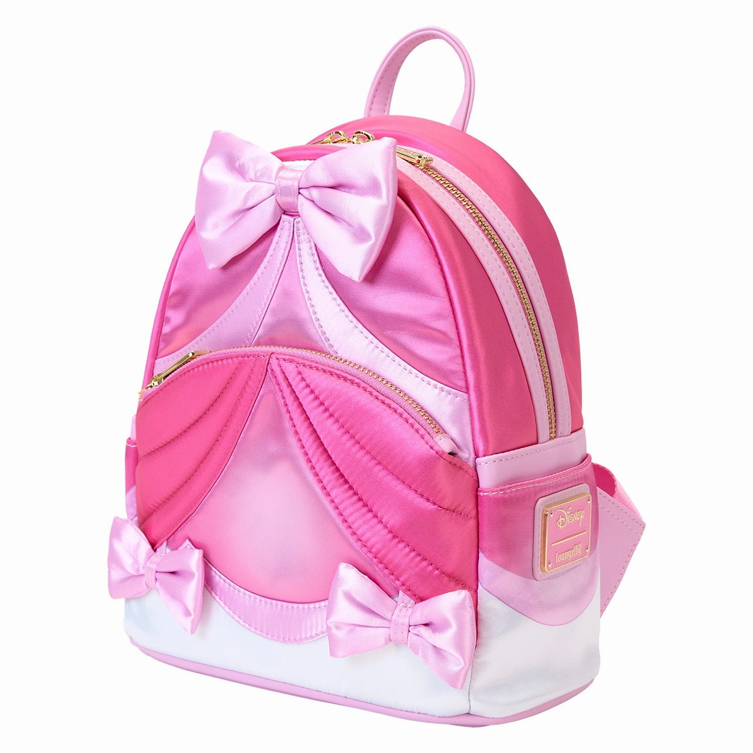 Loungefly x Disney Cinderella 75th Anniversary Pink Bow Mini Backpack