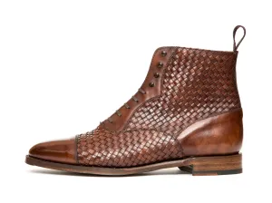 Meadowbrook - MTO - Copper Braided Museum Calf - TMG Last - Antique Single Leather Sole